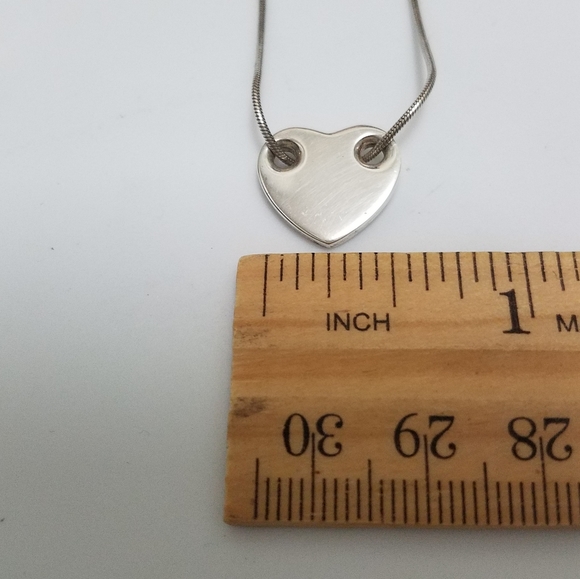 Tiffany & Co. Silver Heart Necklace - Picture 6 of 10